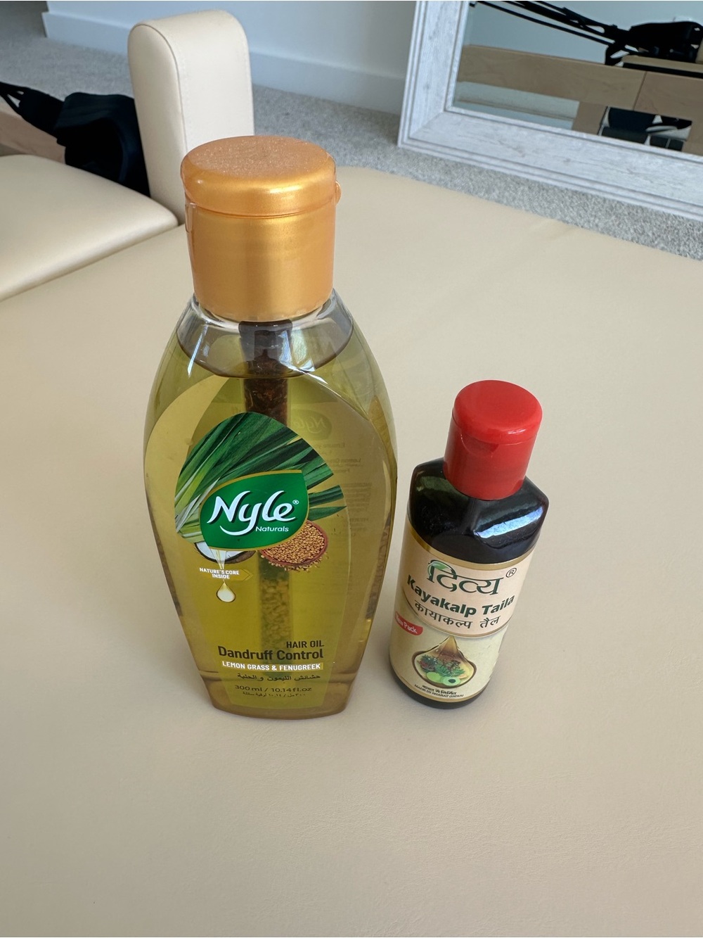 Ayurvedic Hair and Skin Care Set - Nyle Naturals Hair Oil, Divya Kayakalp Taila